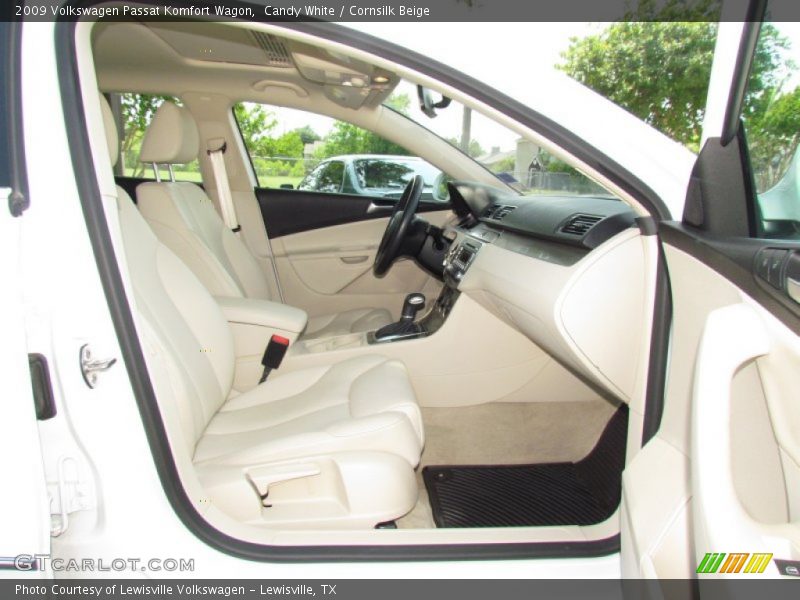 Candy White / Cornsilk Beige 2009 Volkswagen Passat Komfort Wagon