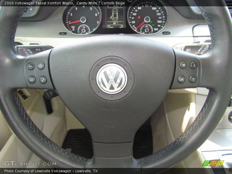 Candy White / Cornsilk Beige 2009 Volkswagen Passat Komfort Wagon