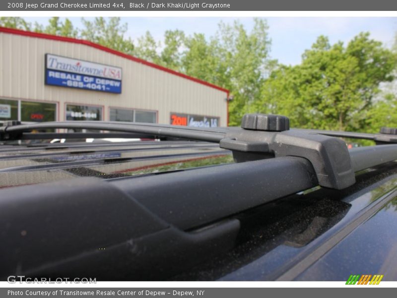 Black / Dark Khaki/Light Graystone 2008 Jeep Grand Cherokee Limited 4x4