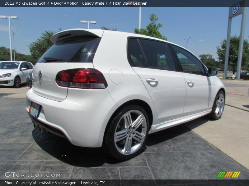 Candy White / R Titan Black Leather 2012 Volkswagen Golf R 4 Door 4Motion
