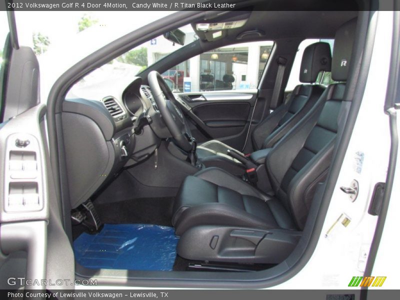 Candy White / R Titan Black Leather 2012 Volkswagen Golf R 4 Door 4Motion