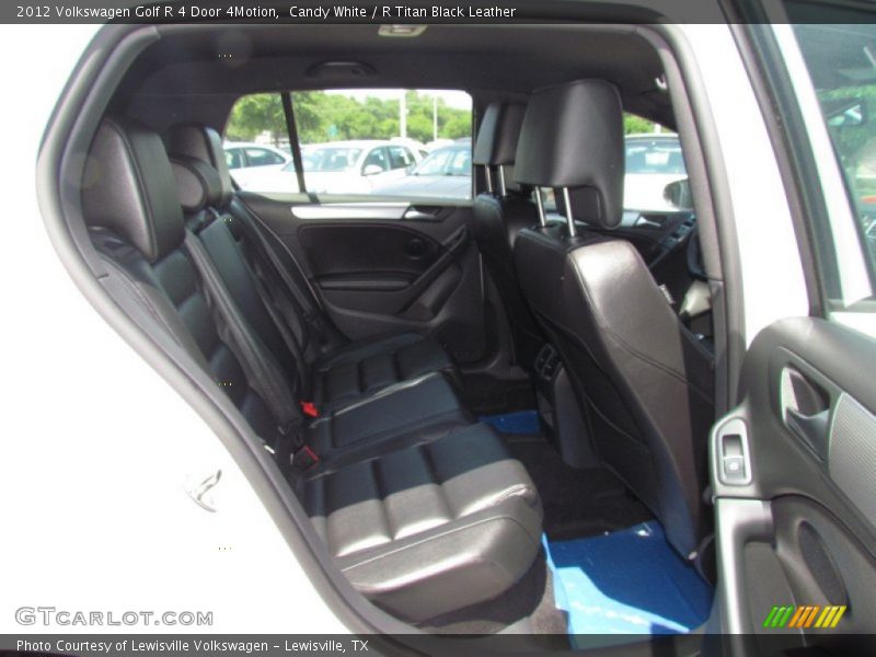 Candy White / R Titan Black Leather 2012 Volkswagen Golf R 4 Door 4Motion