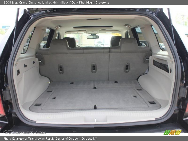 Black / Dark Khaki/Light Graystone 2008 Jeep Grand Cherokee Limited 4x4