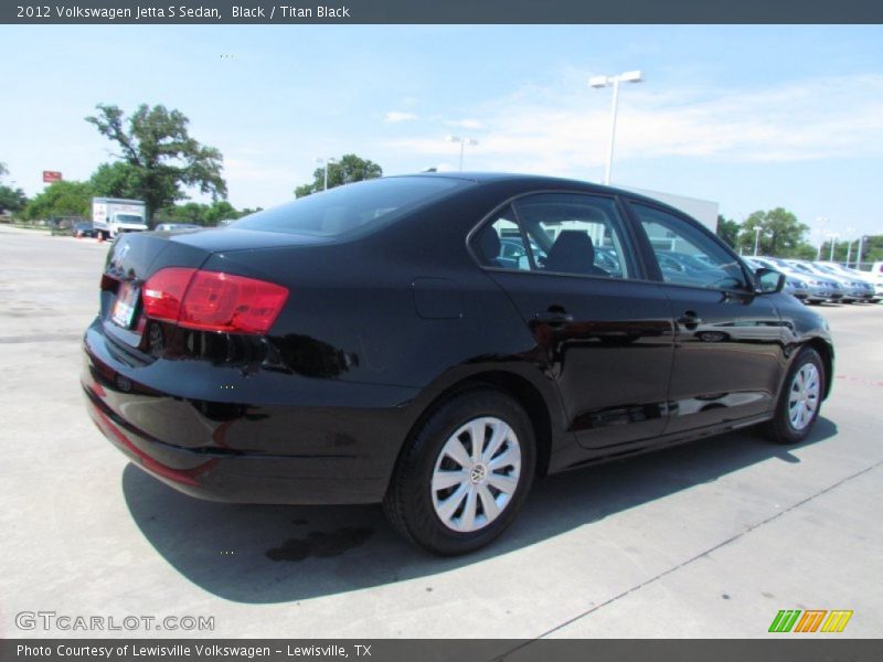 Black / Titan Black 2012 Volkswagen Jetta S Sedan