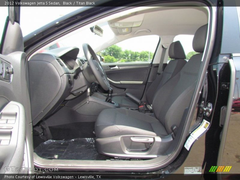 Black / Titan Black 2012 Volkswagen Jetta S Sedan