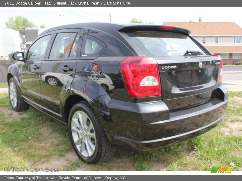Brilliant Black Crystal Pearl / Dark Slate Gray 2011 Dodge Caliber Heat