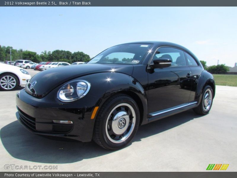 Black / Titan Black 2012 Volkswagen Beetle 2.5L