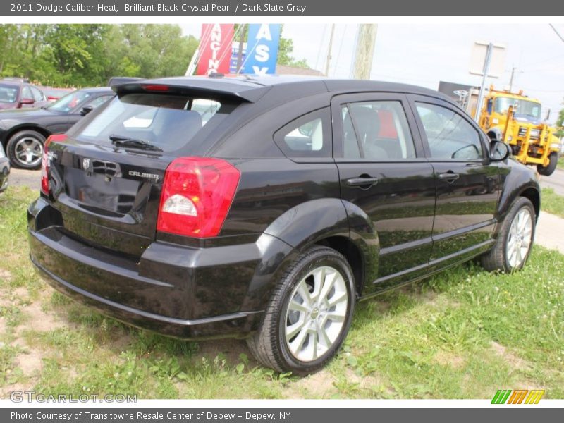 Brilliant Black Crystal Pearl / Dark Slate Gray 2011 Dodge Caliber Heat