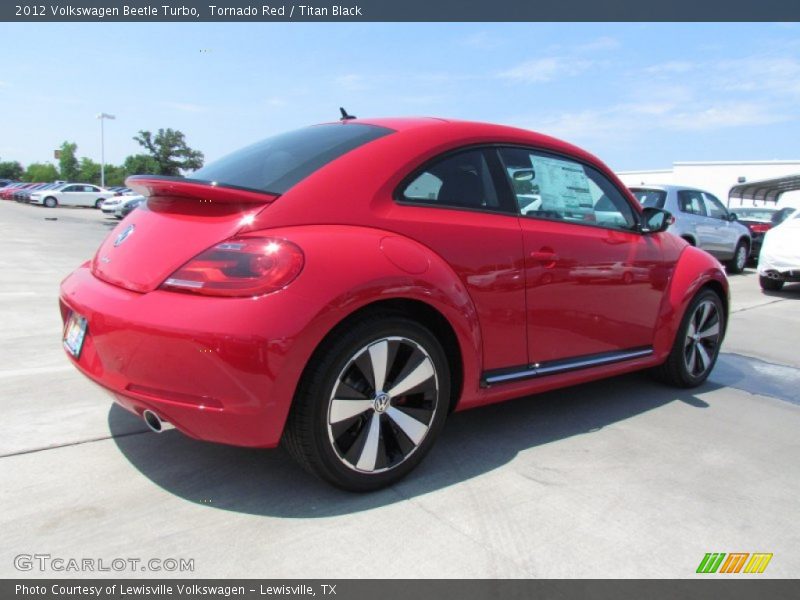 Tornado Red / Titan Black 2012 Volkswagen Beetle Turbo