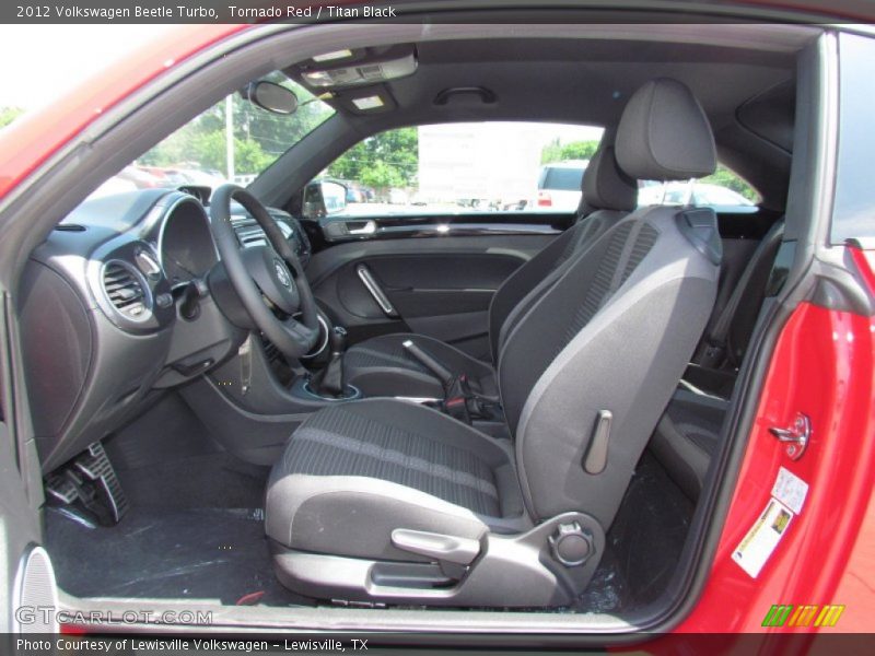 Tornado Red / Titan Black 2012 Volkswagen Beetle Turbo