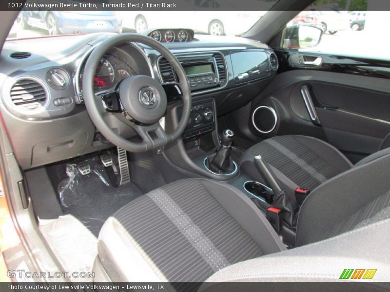 Titan Black Interior - 2012 Beetle Turbo 