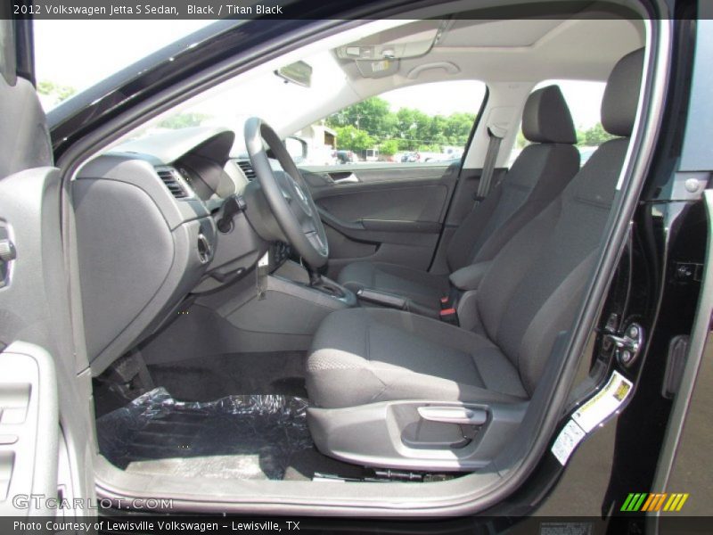 Black / Titan Black 2012 Volkswagen Jetta S Sedan