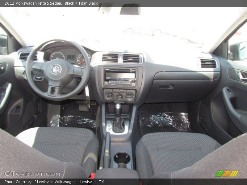 Black / Titan Black 2012 Volkswagen Jetta S Sedan