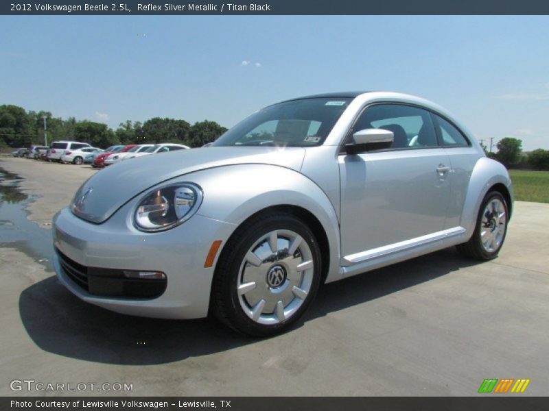 Reflex Silver Metallic / Titan Black 2012 Volkswagen Beetle 2.5L