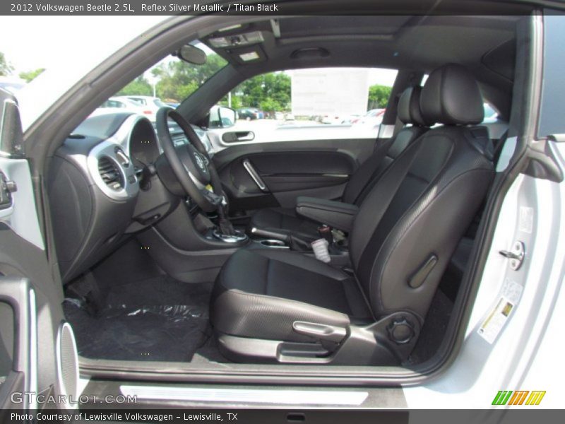 Reflex Silver Metallic / Titan Black 2012 Volkswagen Beetle 2.5L