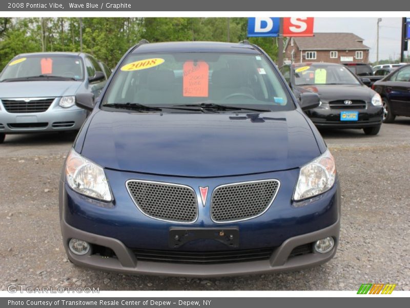 Wave Blue / Graphite 2008 Pontiac Vibe