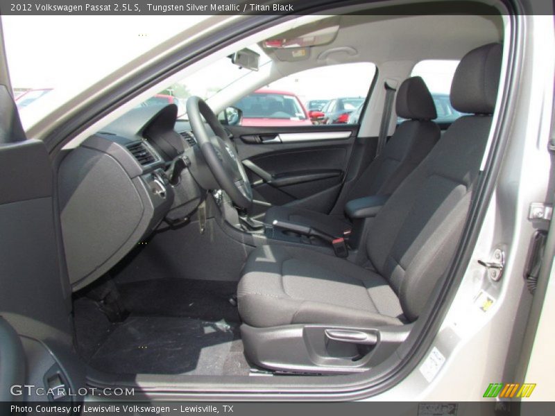 Tungsten Silver Metallic / Titan Black 2012 Volkswagen Passat 2.5L S