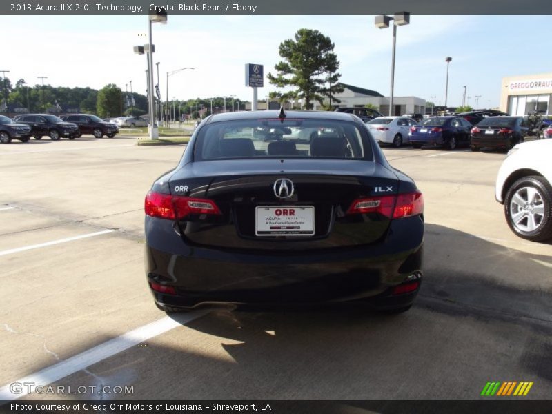 Crystal Black Pearl / Ebony 2013 Acura ILX 2.0L Technology