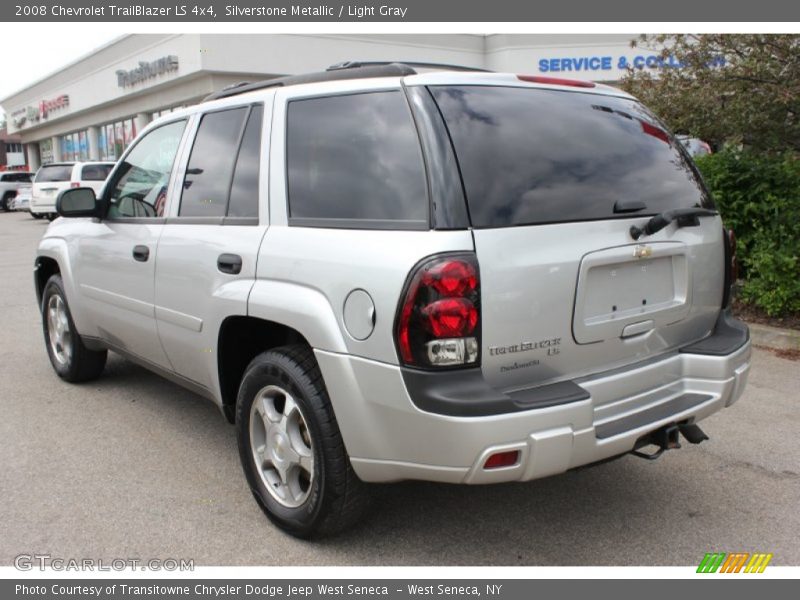 Silverstone Metallic / Light Gray 2008 Chevrolet TrailBlazer LS 4x4