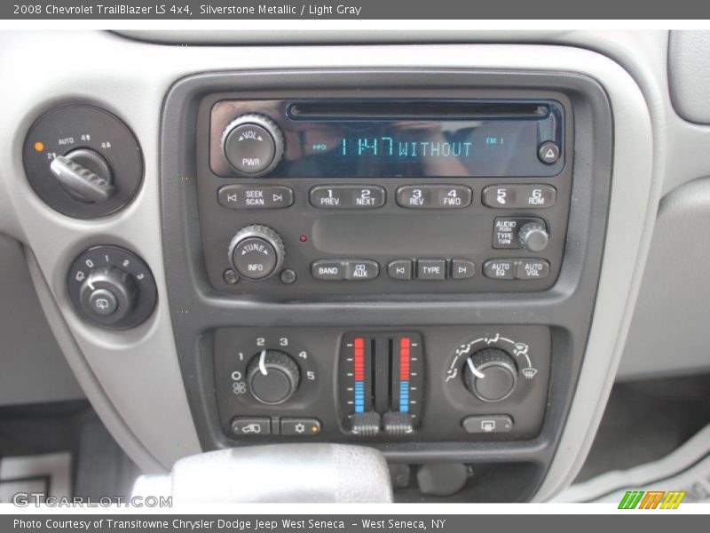Silverstone Metallic / Light Gray 2008 Chevrolet TrailBlazer LS 4x4