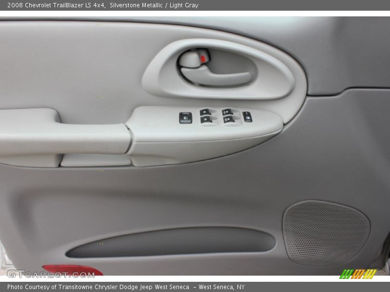 Silverstone Metallic / Light Gray 2008 Chevrolet TrailBlazer LS 4x4