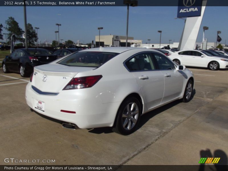 Bellanova White Pearl / Parchment 2012 Acura TL 3.5 Technology