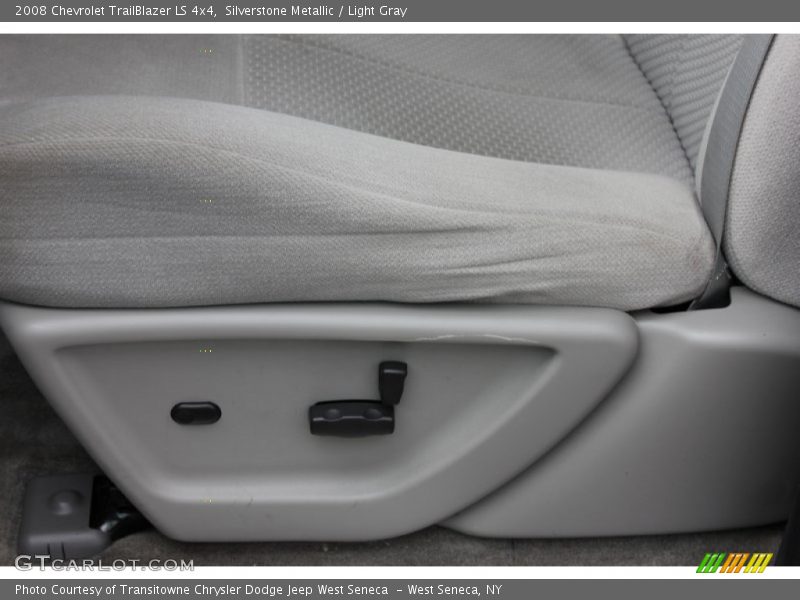 Silverstone Metallic / Light Gray 2008 Chevrolet TrailBlazer LS 4x4