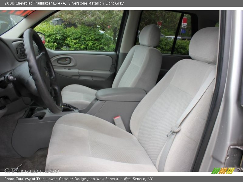 Silverstone Metallic / Light Gray 2008 Chevrolet TrailBlazer LS 4x4