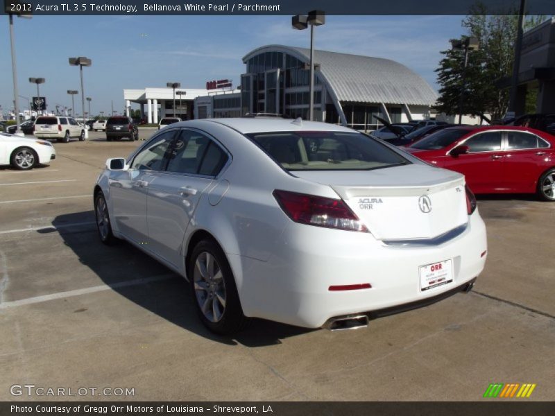 Bellanova White Pearl / Parchment 2012 Acura TL 3.5 Technology