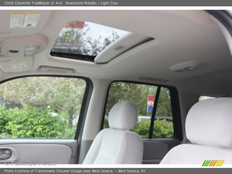 Silverstone Metallic / Light Gray 2008 Chevrolet TrailBlazer LS 4x4