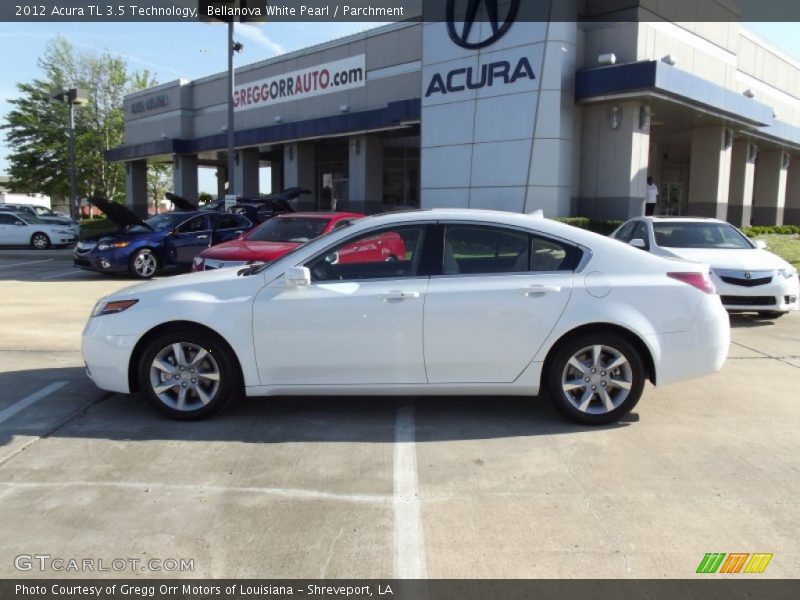 Bellanova White Pearl / Parchment 2012 Acura TL 3.5 Technology