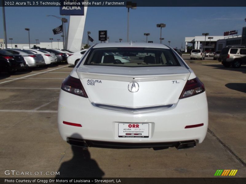 Bellanova White Pearl / Parchment 2012 Acura TL 3.5 Technology