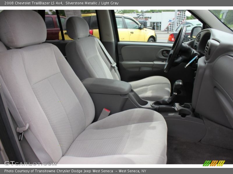 Silverstone Metallic / Light Gray 2008 Chevrolet TrailBlazer LS 4x4