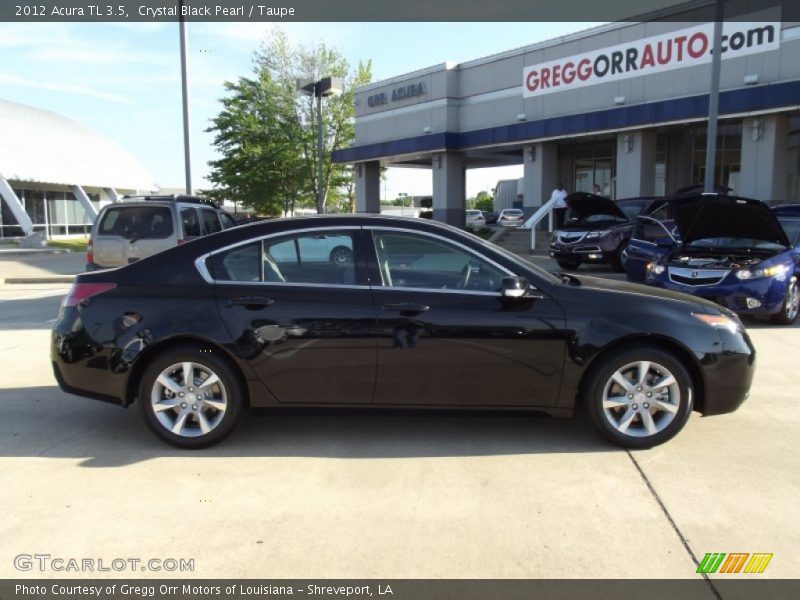 Crystal Black Pearl / Taupe 2012 Acura TL 3.5