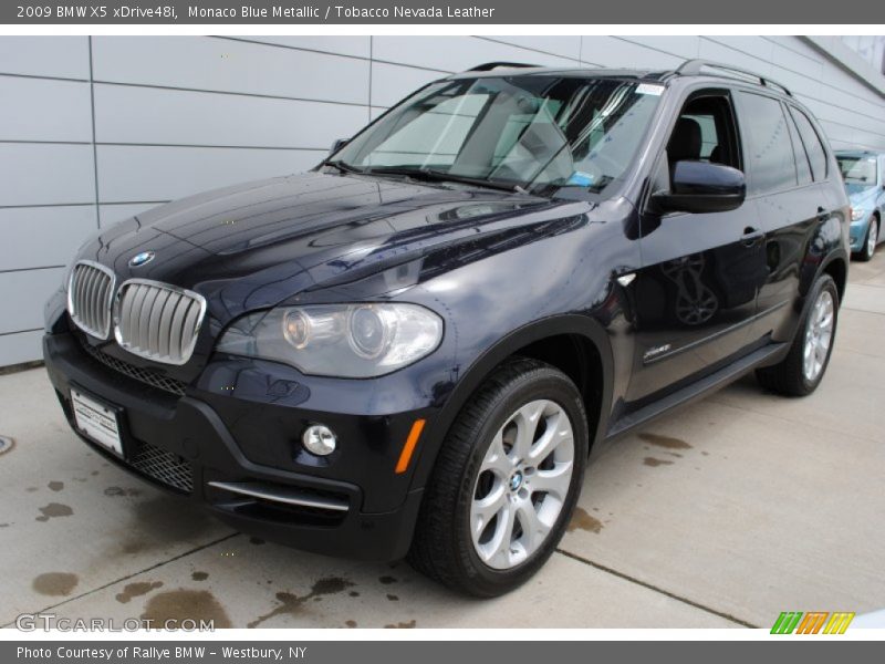 Monaco Blue Metallic / Tobacco Nevada Leather 2009 BMW X5 xDrive48i