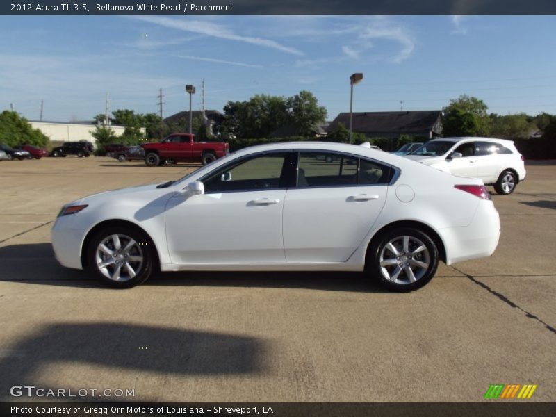 Bellanova White Pearl / Parchment 2012 Acura TL 3.5