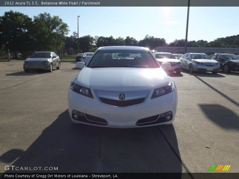 Bellanova White Pearl / Parchment 2012 Acura TL 3.5