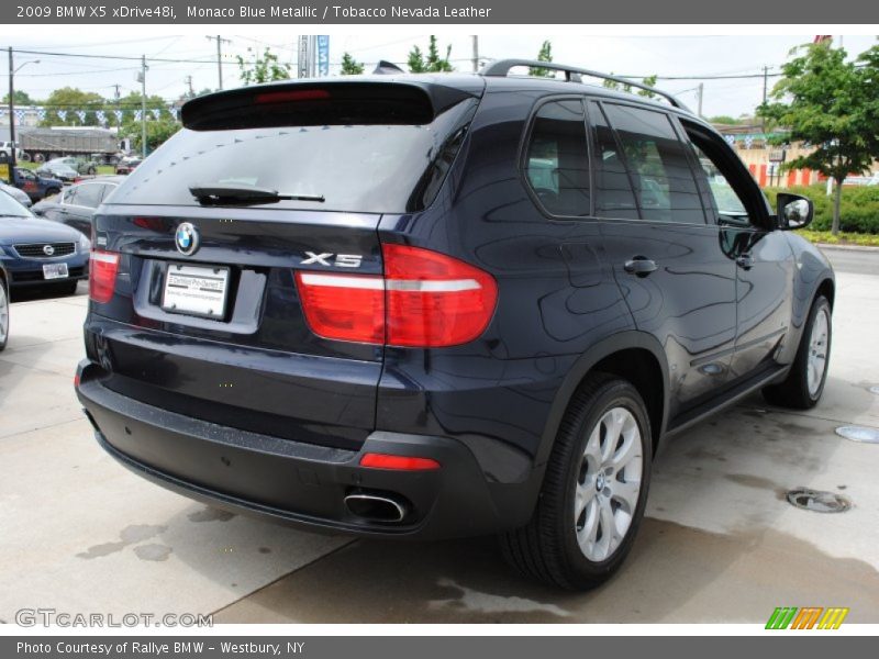 Monaco Blue Metallic / Tobacco Nevada Leather 2009 BMW X5 xDrive48i