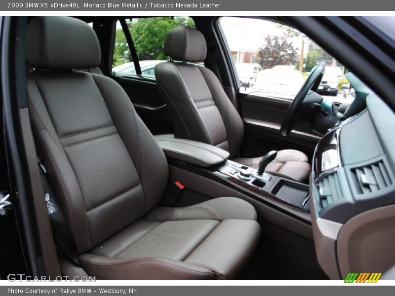 Monaco Blue Metallic / Tobacco Nevada Leather 2009 BMW X5 xDrive48i