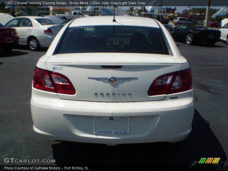 Stone White / Dark Slate Gray/Light Slate Gray 2007 Chrysler Sebring Touring Sedan
