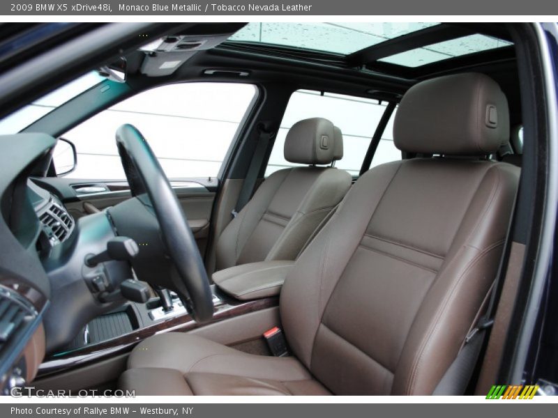 Monaco Blue Metallic / Tobacco Nevada Leather 2009 BMW X5 xDrive48i