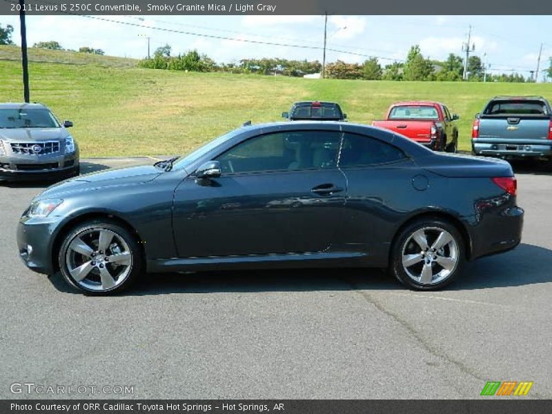 Smoky Granite Mica / Light Gray 2011 Lexus IS 250C Convertible