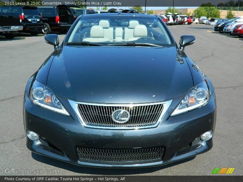 Smoky Granite Mica / Light Gray 2011 Lexus IS 250C Convertible