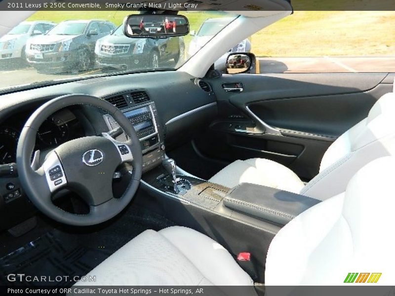 Smoky Granite Mica / Light Gray 2011 Lexus IS 250C Convertible