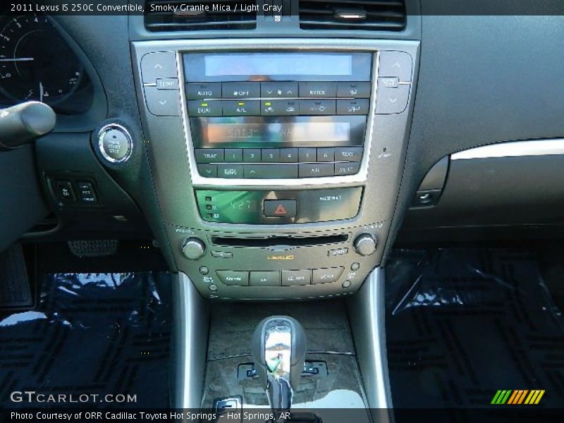 Smoky Granite Mica / Light Gray 2011 Lexus IS 250C Convertible