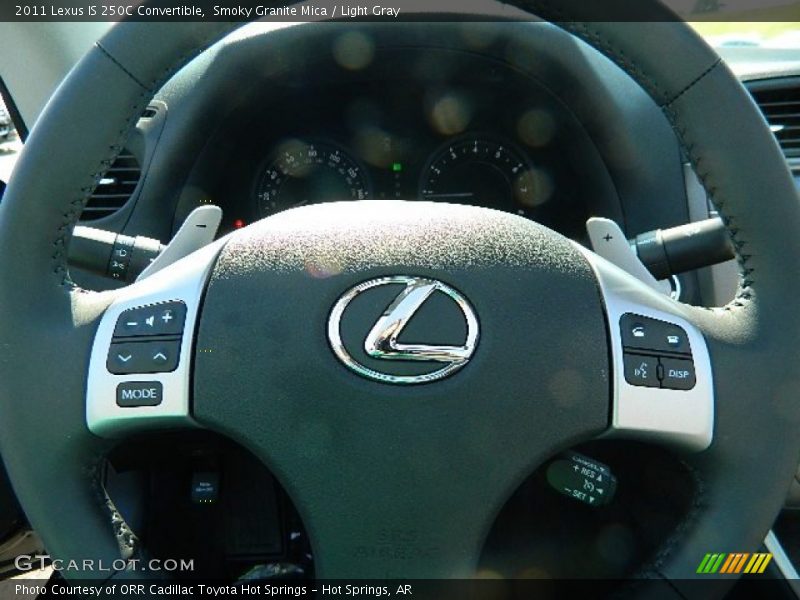 Smoky Granite Mica / Light Gray 2011 Lexus IS 250C Convertible
