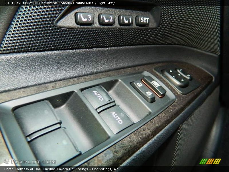 Controls of 2011 IS 250C Convertible