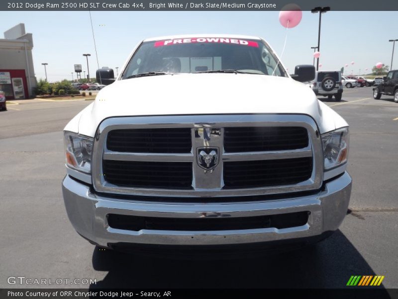 Bright White / Dark Slate/Medium Graystone 2012 Dodge Ram 2500 HD SLT Crew Cab 4x4