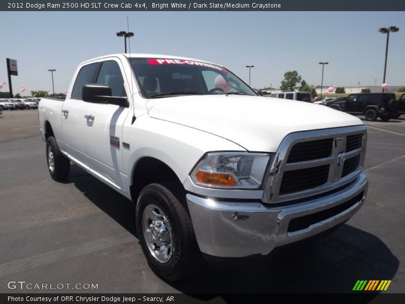 Front 3/4 View of 2012 Ram 2500 HD SLT Crew Cab 4x4
