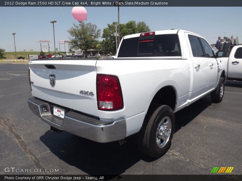 Bright White / Dark Slate/Medium Graystone 2012 Dodge Ram 2500 HD SLT Crew Cab 4x4